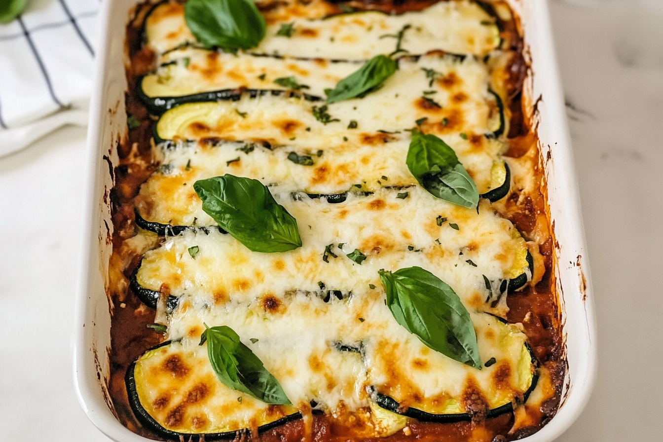 Zucchini Lasagna: Healthy Low-Carb Lasagna Without the Pasta
