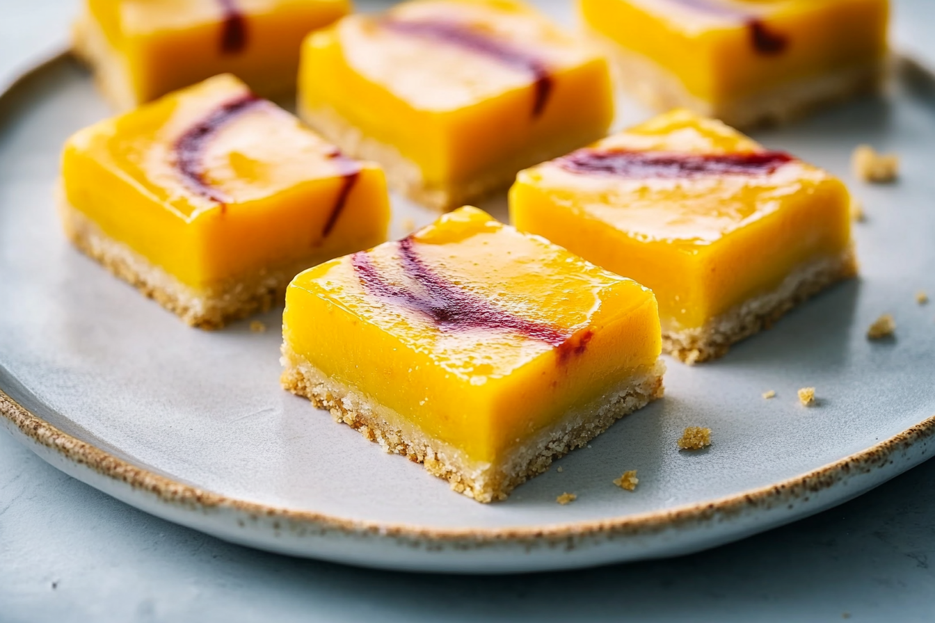 Mango Curd Dessert Bars