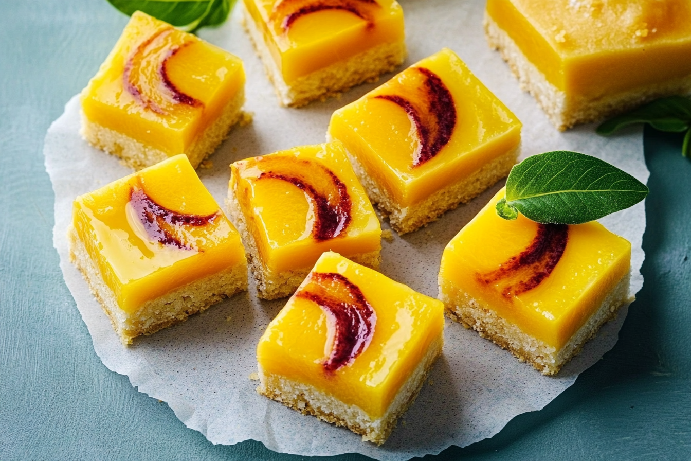 Mango Curd Dessert Bars

