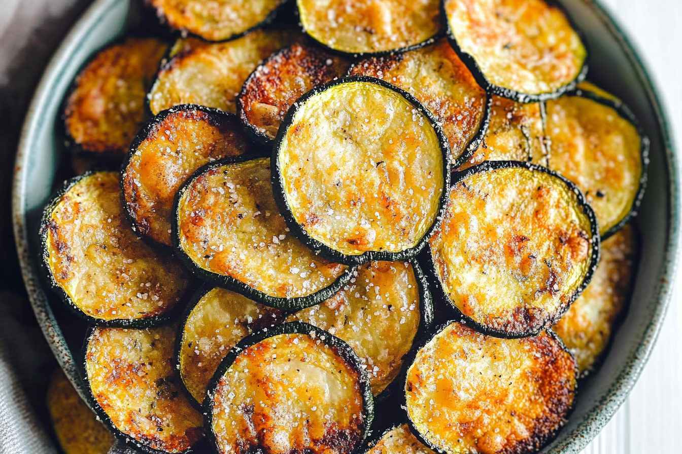 crispy baked zucchini chips