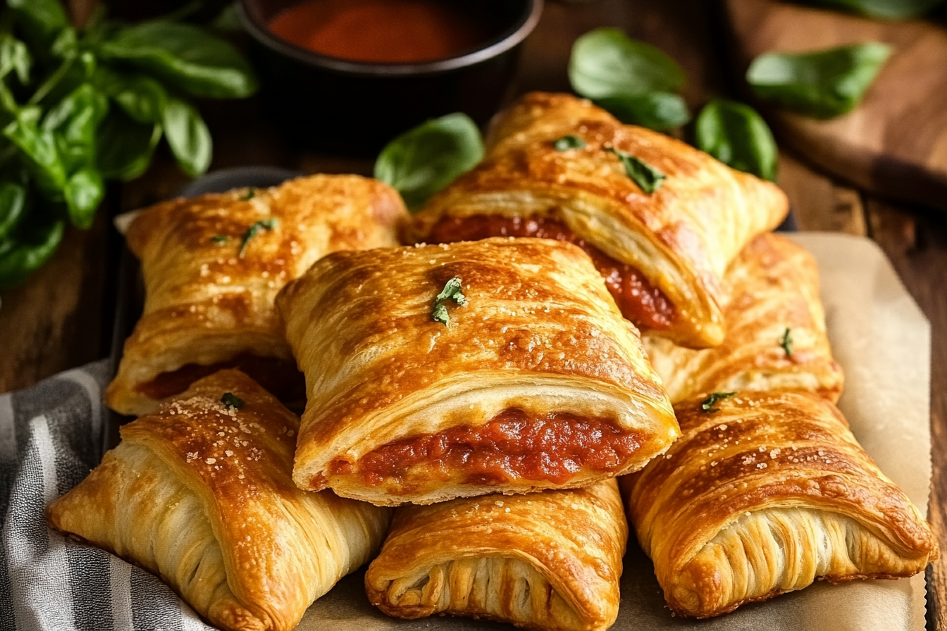 Crescent Roll Pizza Pockets