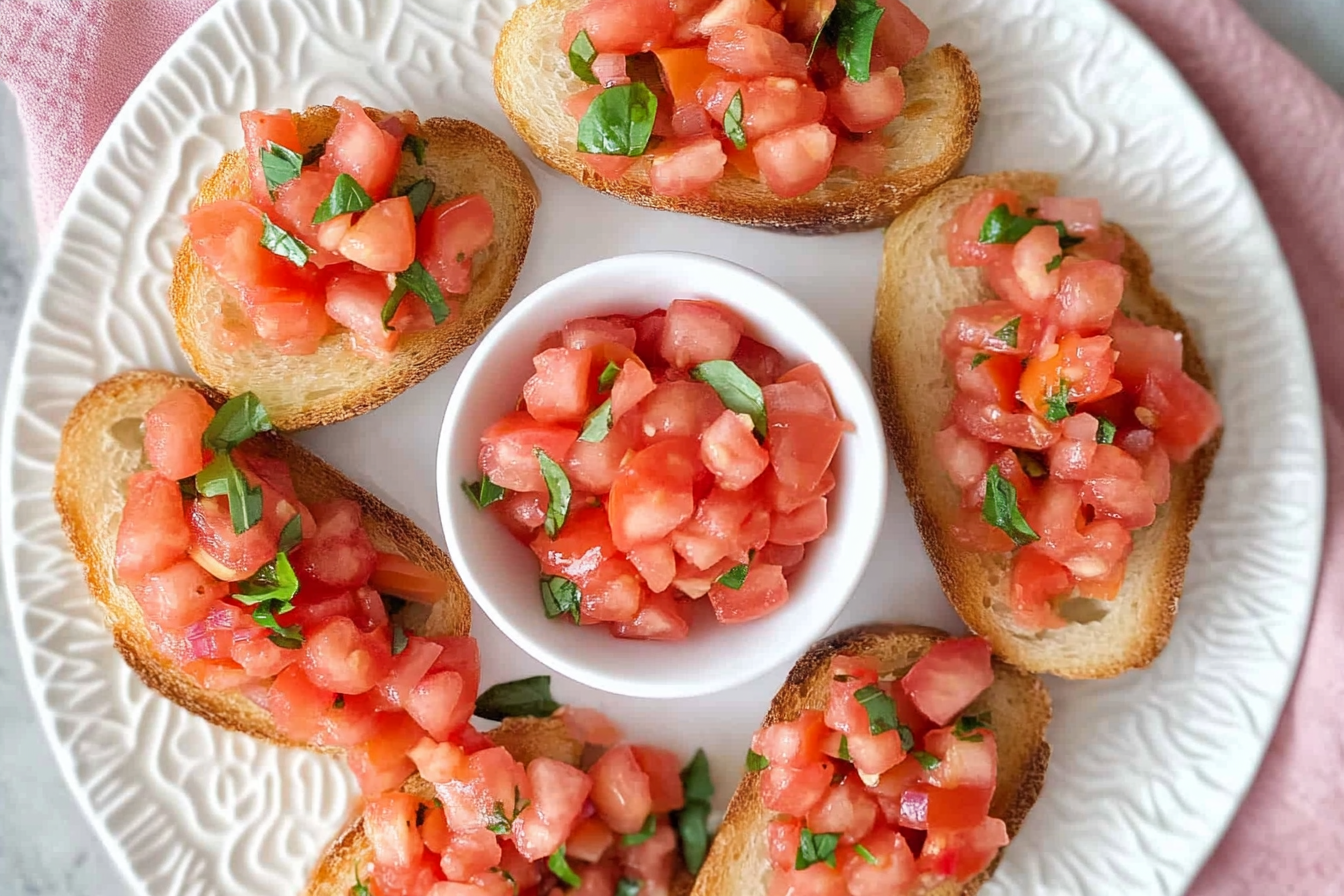 Tomato & Basil Bruschetta
