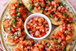 Tomato & Basil Bruschetta