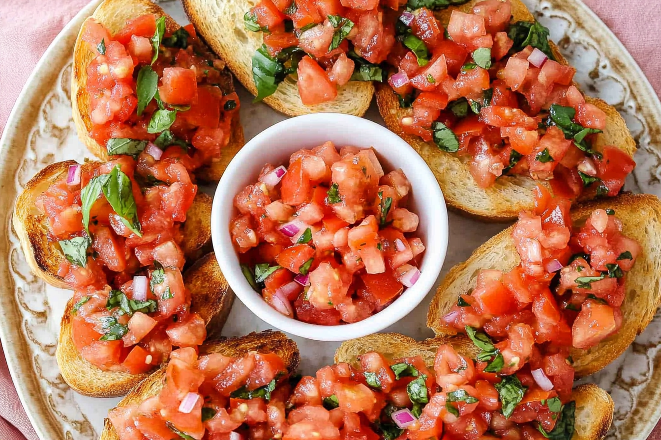Tomato & Basil Bruschetta