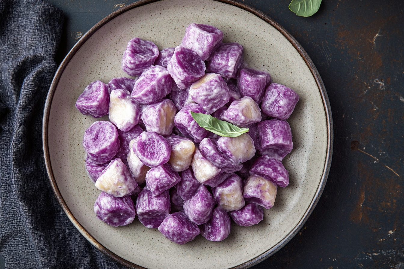Purple Sweet Potato Gnocchi