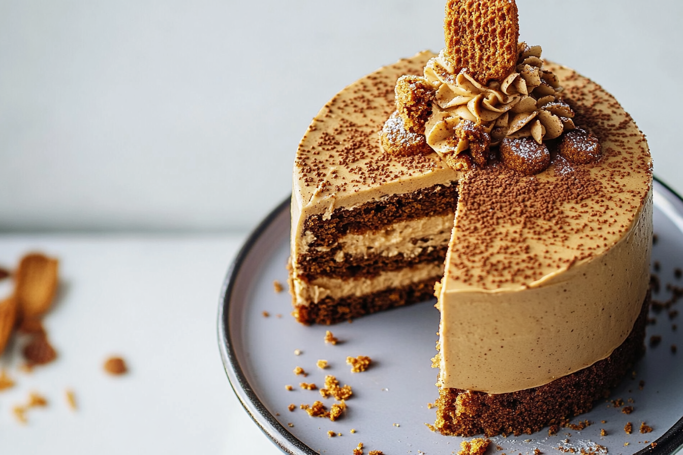 Lotus Biscoff Cake