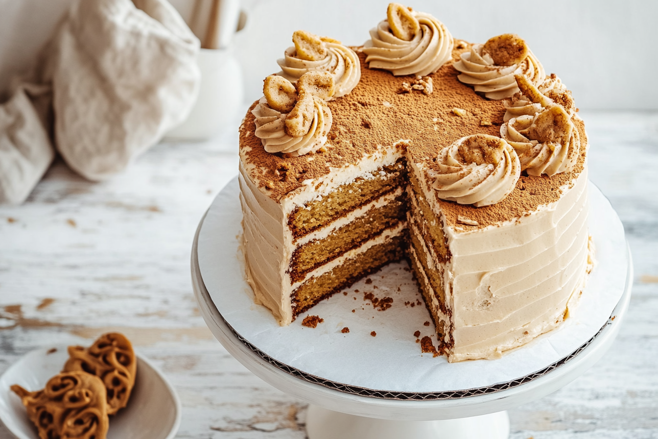 Lotus Biscoff Cake
