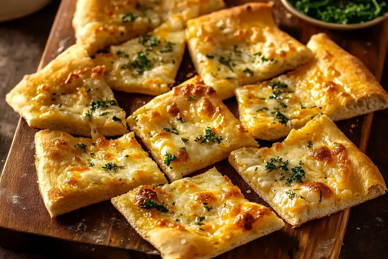 Garlic-Cheese Flatbread