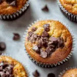 Chocolate Chip Carrot Cottage Cheese Muffins