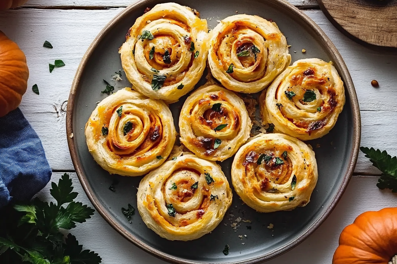 Pumpkin Pinwheels