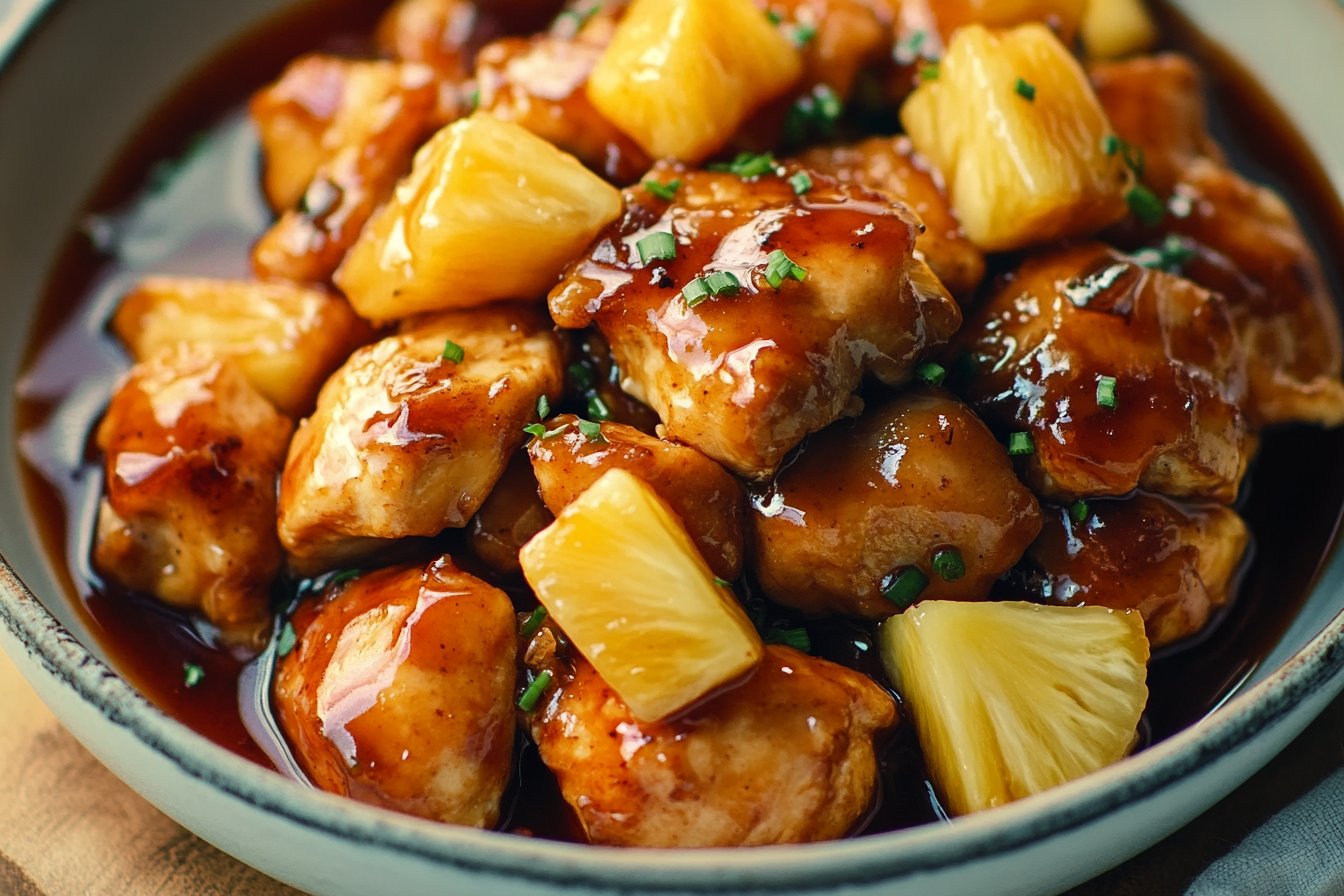 Brown Sugar Pineapple Chicken