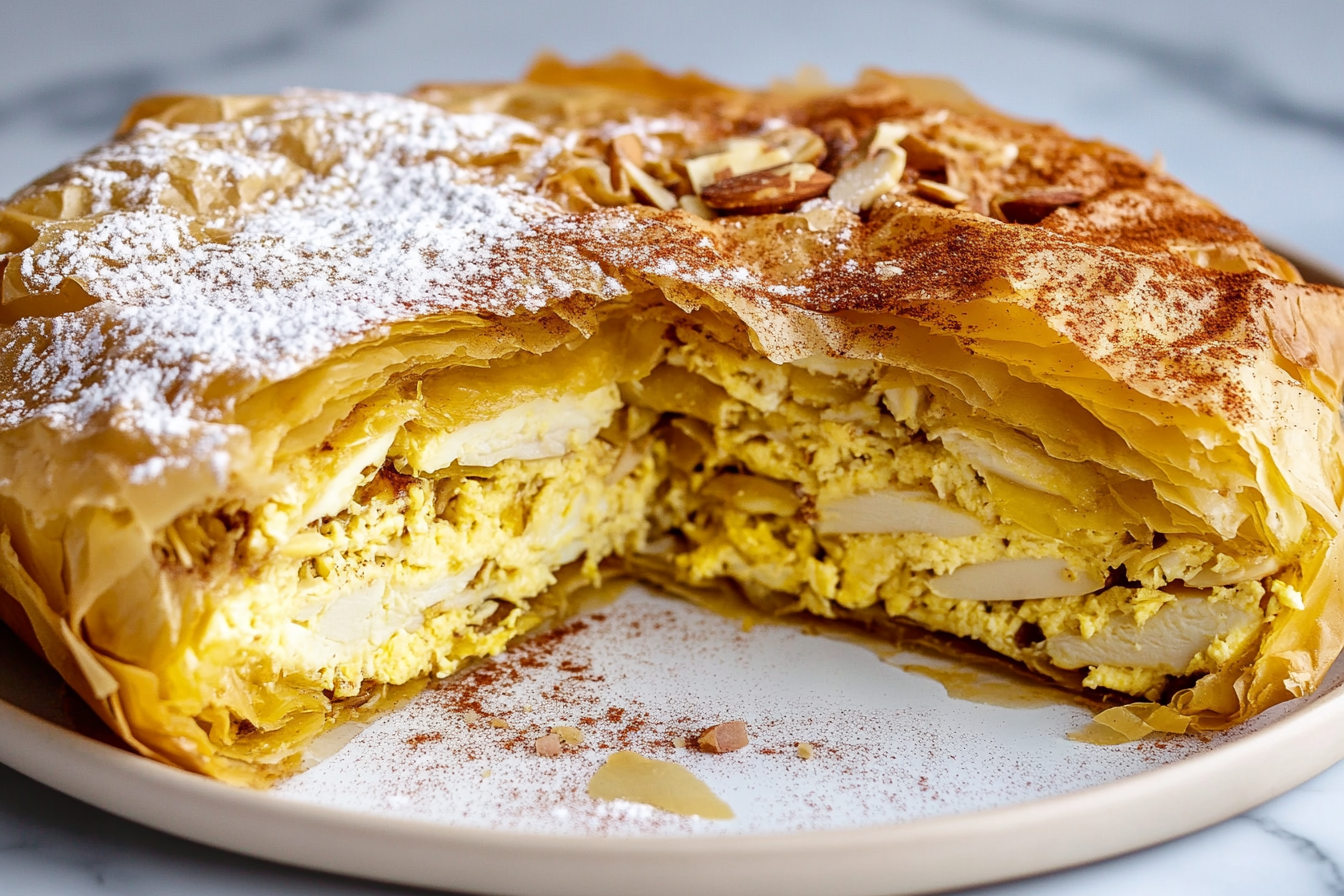 Moroccan Chicken Pastilla