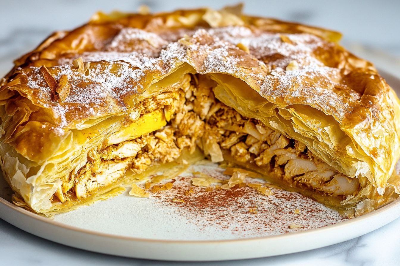 Moroccan Chicken Pastilla