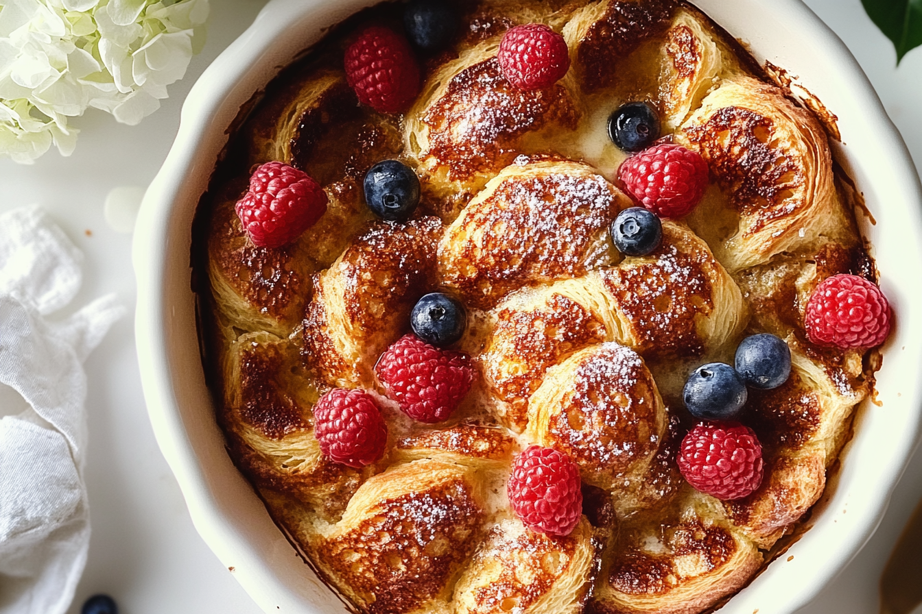 Croissant French Toast Bake