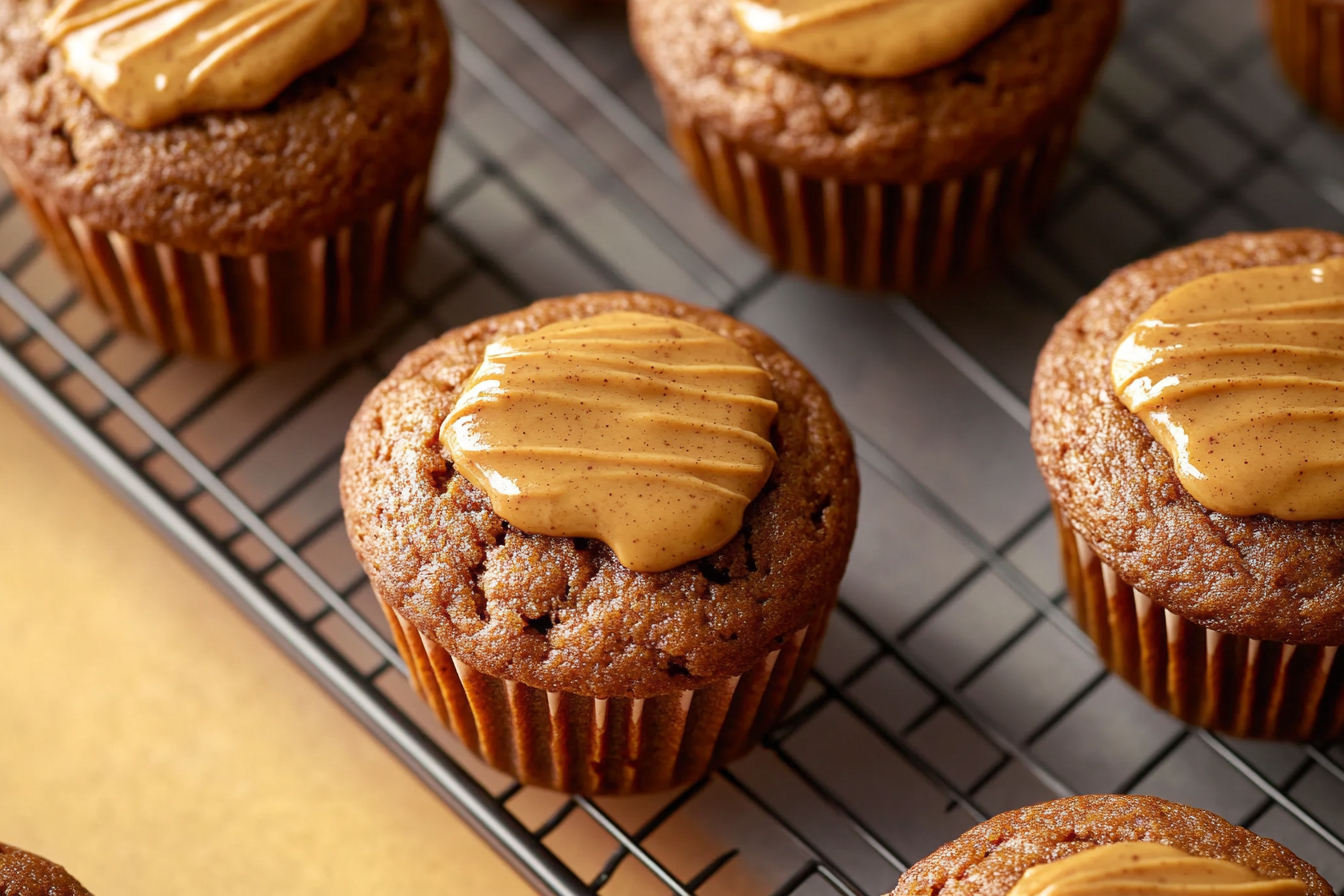 Sweet Potato Peanut Butter Muffins