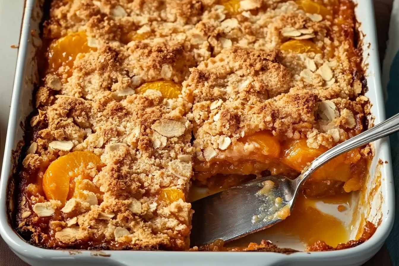 Peach Cobbler Dump Cake