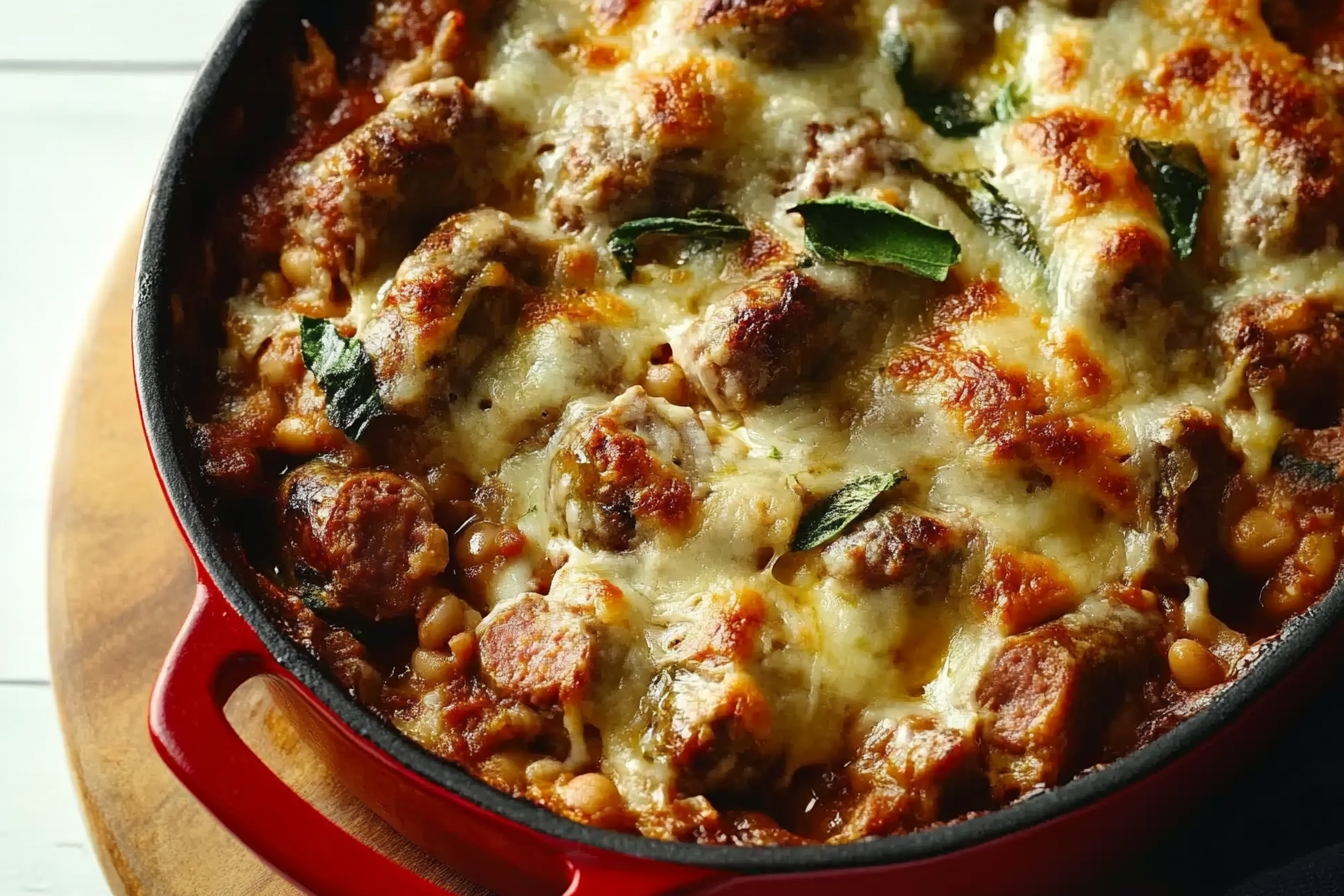 Tuscan Sausage & Bean Dip
