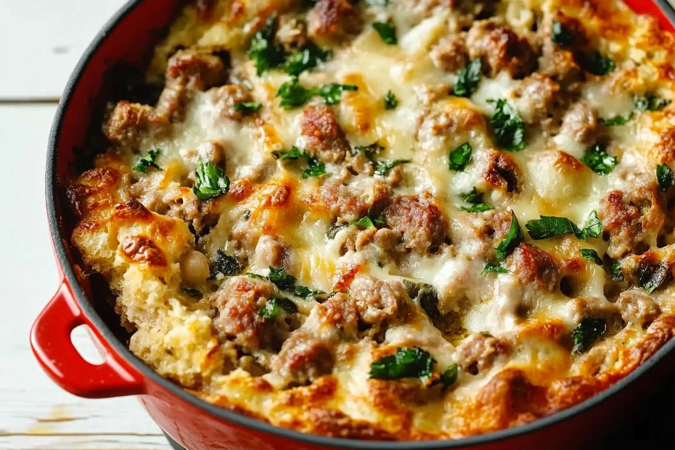 Tuscan Sausage & Bean Dip