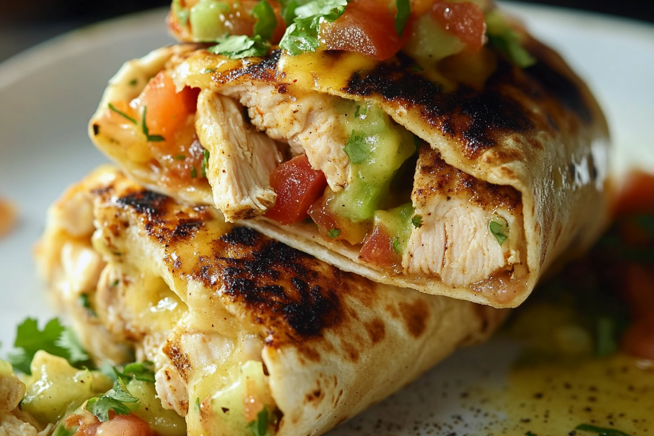 Chipotle Ranch Grilled Chicken Burrito