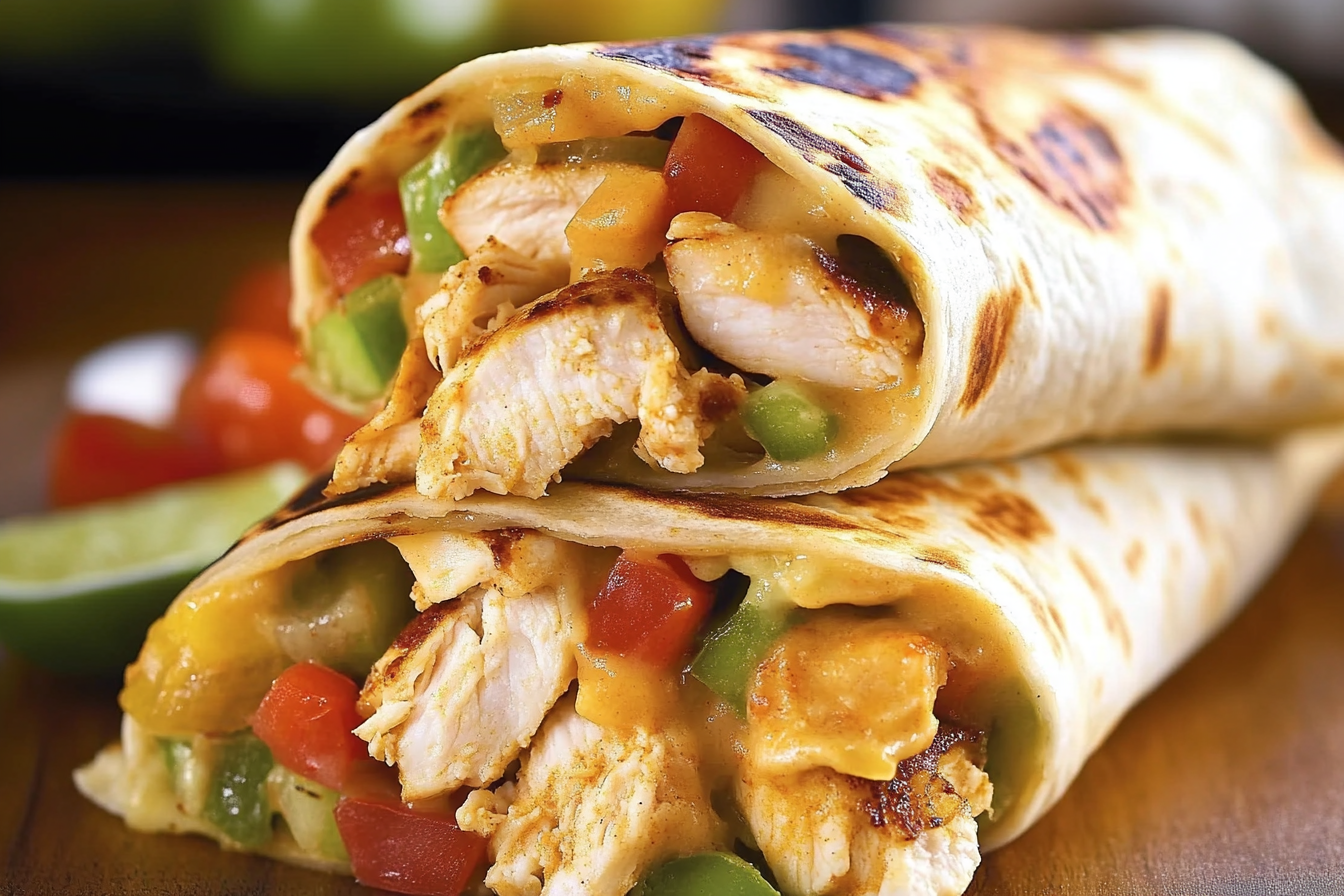 Chipotle Ranch Grilled Chicken Burrito
