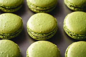 Vegan Matcha Macarons