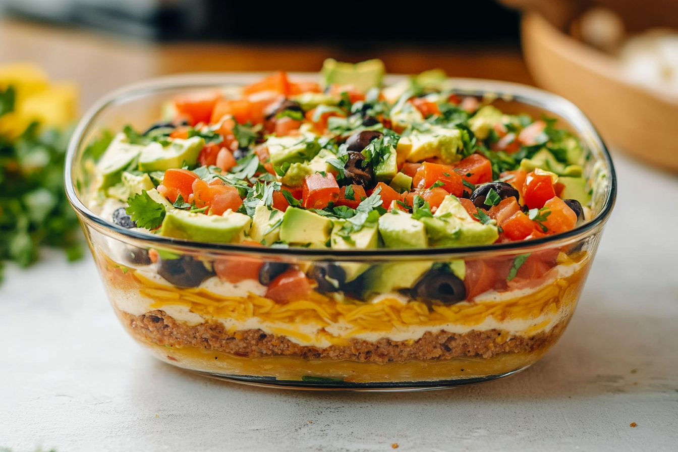 Vegan 7 Layer Dip