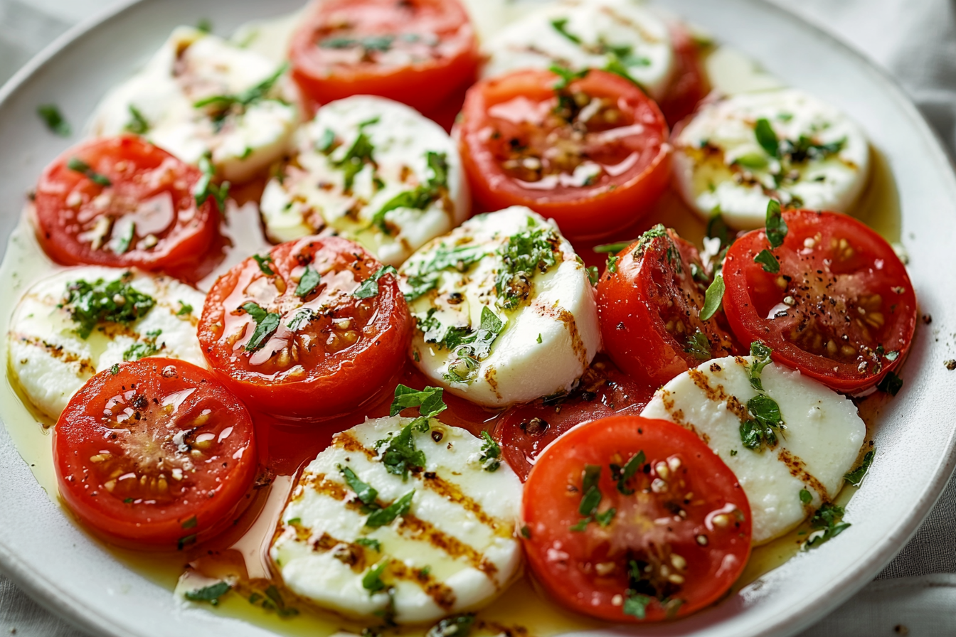 Marinated Mozzarella & Tomato Appetizers