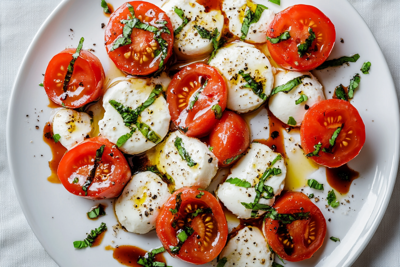 Marinated Mozzarella & Tomato Appetizers