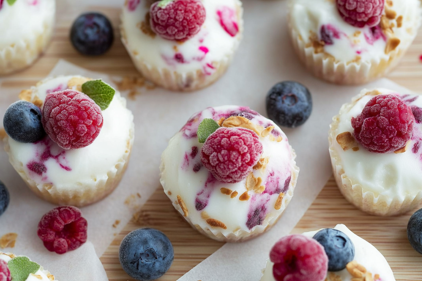 frozen yogurt bites