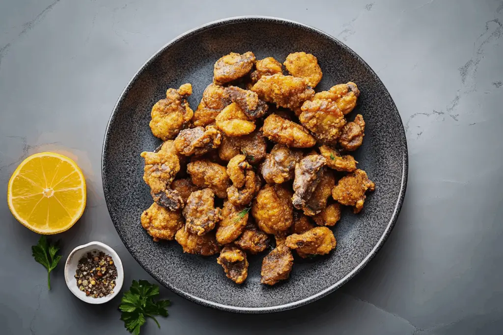 Chicken-Fried Chicken Gizzards