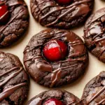 Chocolate Covered Cherry Cookies