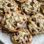 Zucchini Chocolate Chip Oat Cookies