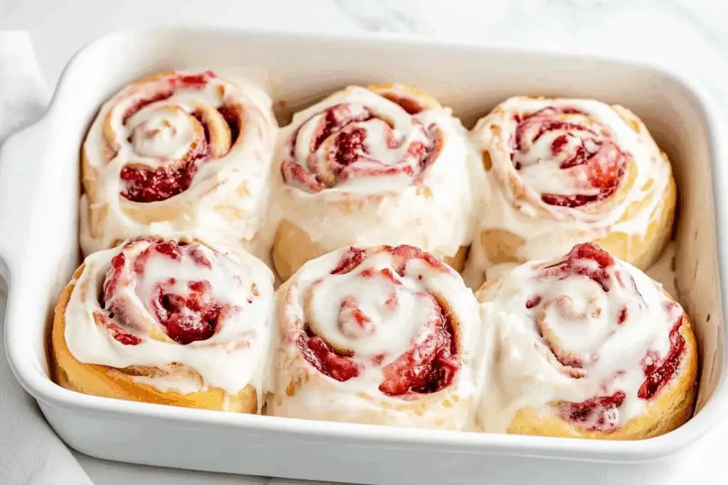 strawberry cinnamon rolls