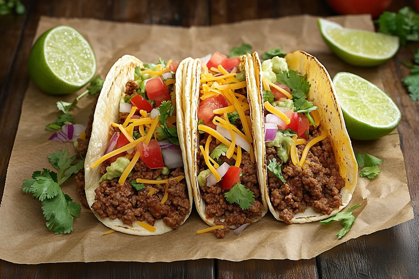 Ground Beef Tacos – Easy Homemade Taco Night Recipe