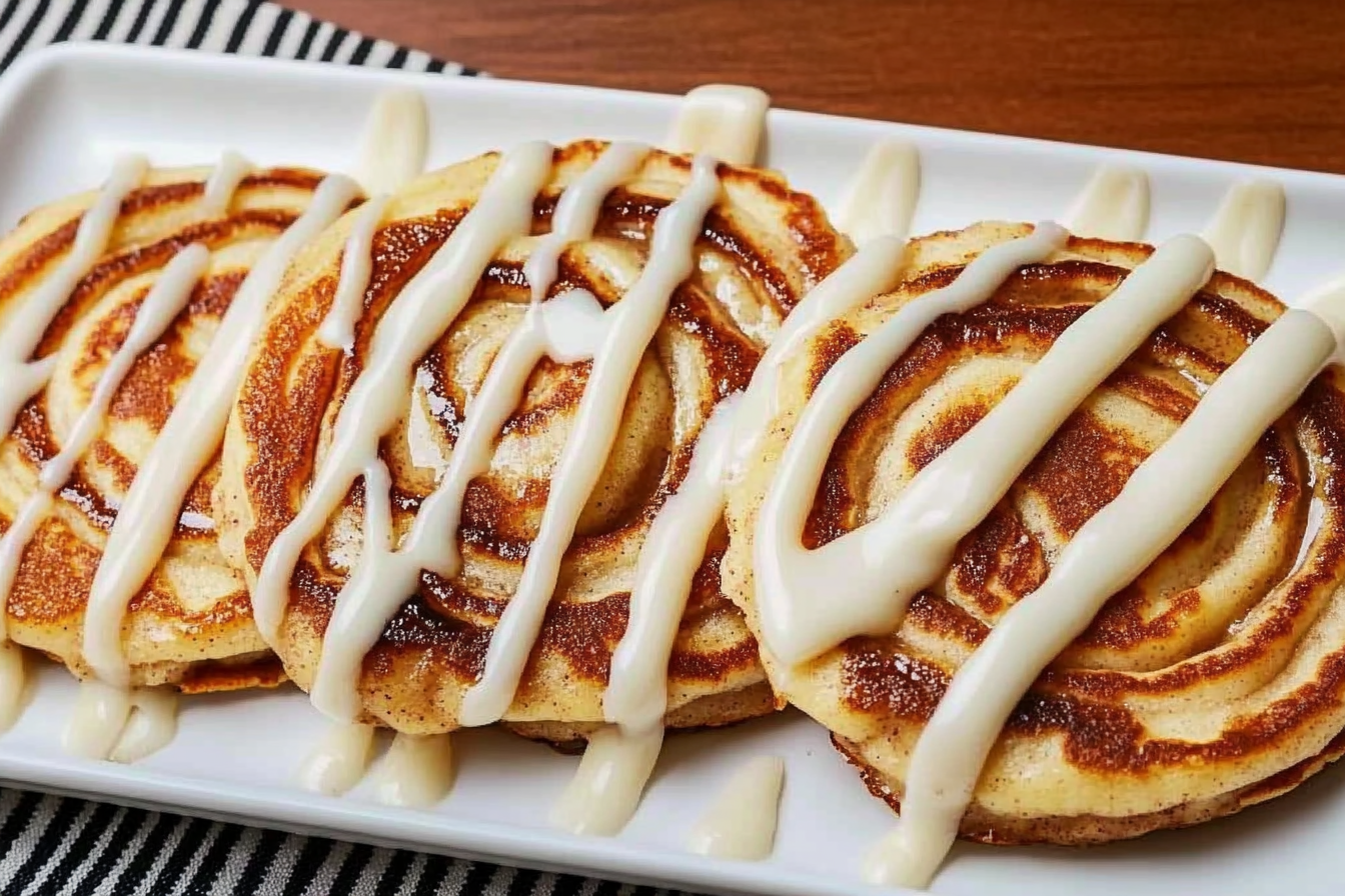 Cinnamon Roll Pancakes