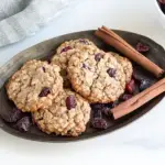 Spiced Oatmeal and Cranberry Cookies