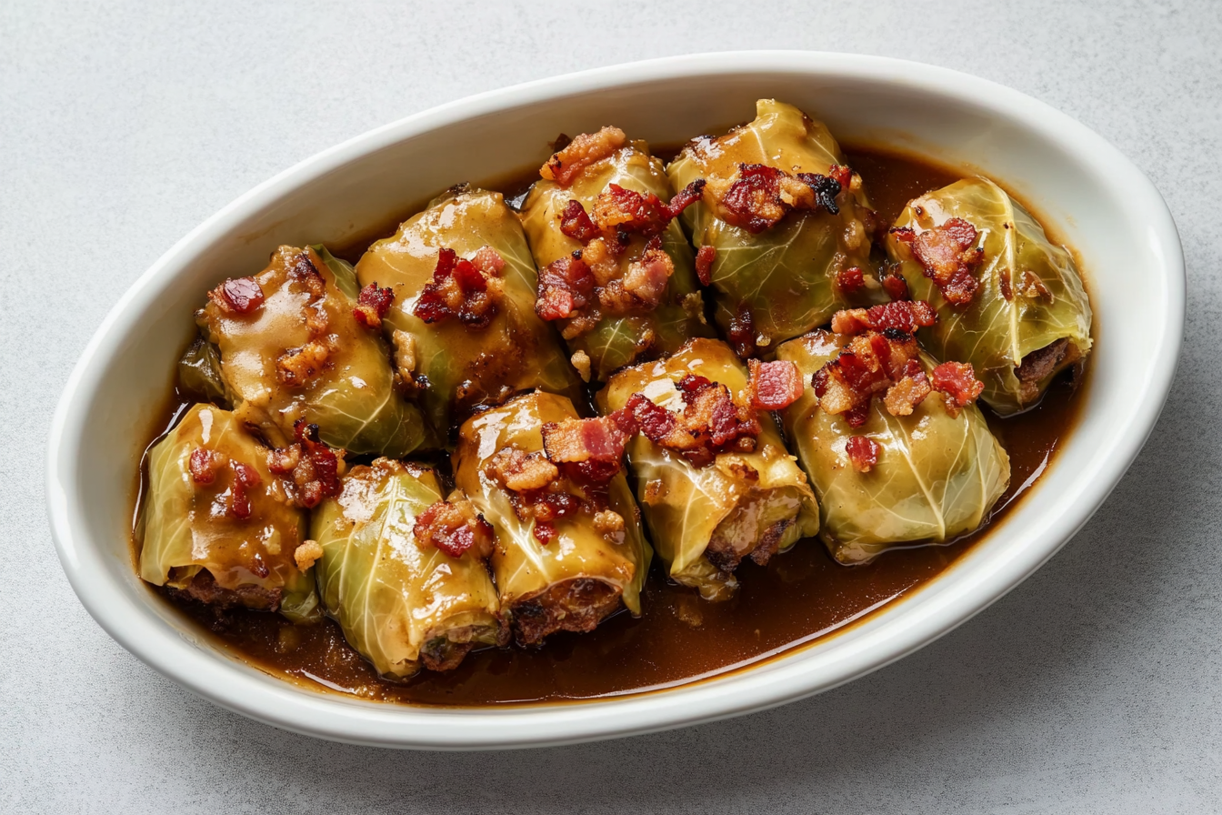 Kohlrouladen, German Stuffed Cabbage Rolls
