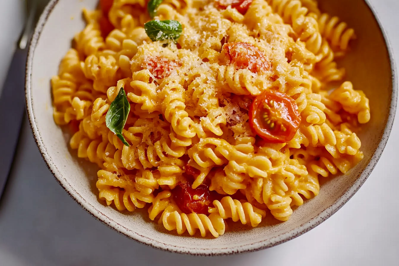 Fresh Tomato Pasta with Basil