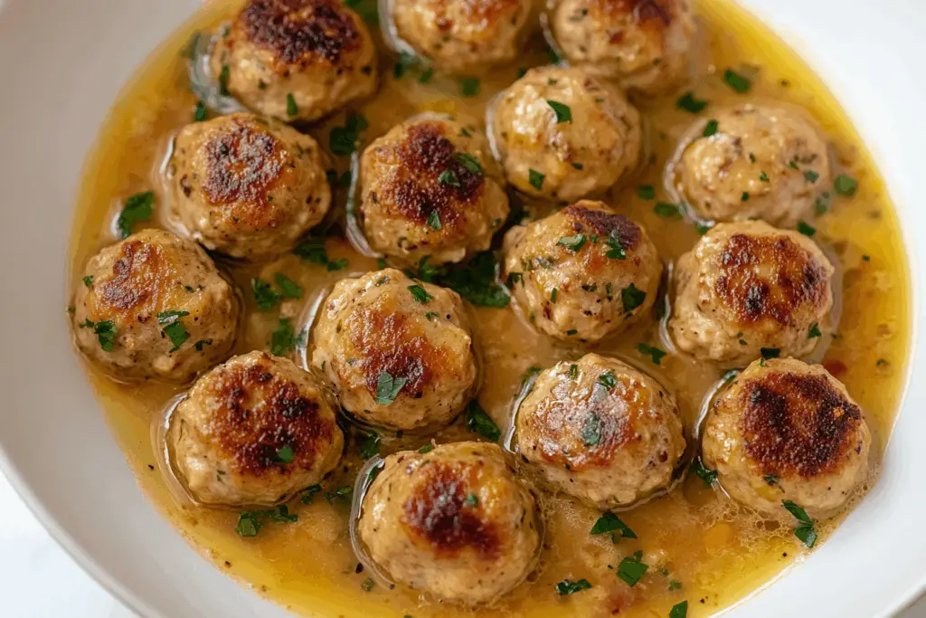 Chicken Piccata Meatballs