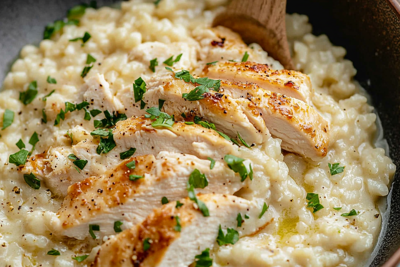 Creamy Chicken Risotto – A Comforting Italian Dish