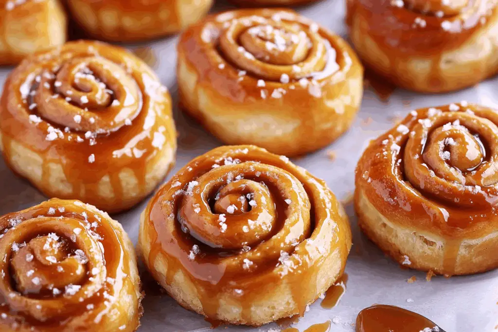 caramel-pecan cinnamon roll