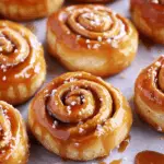 caramel-pecan cinnamon roll