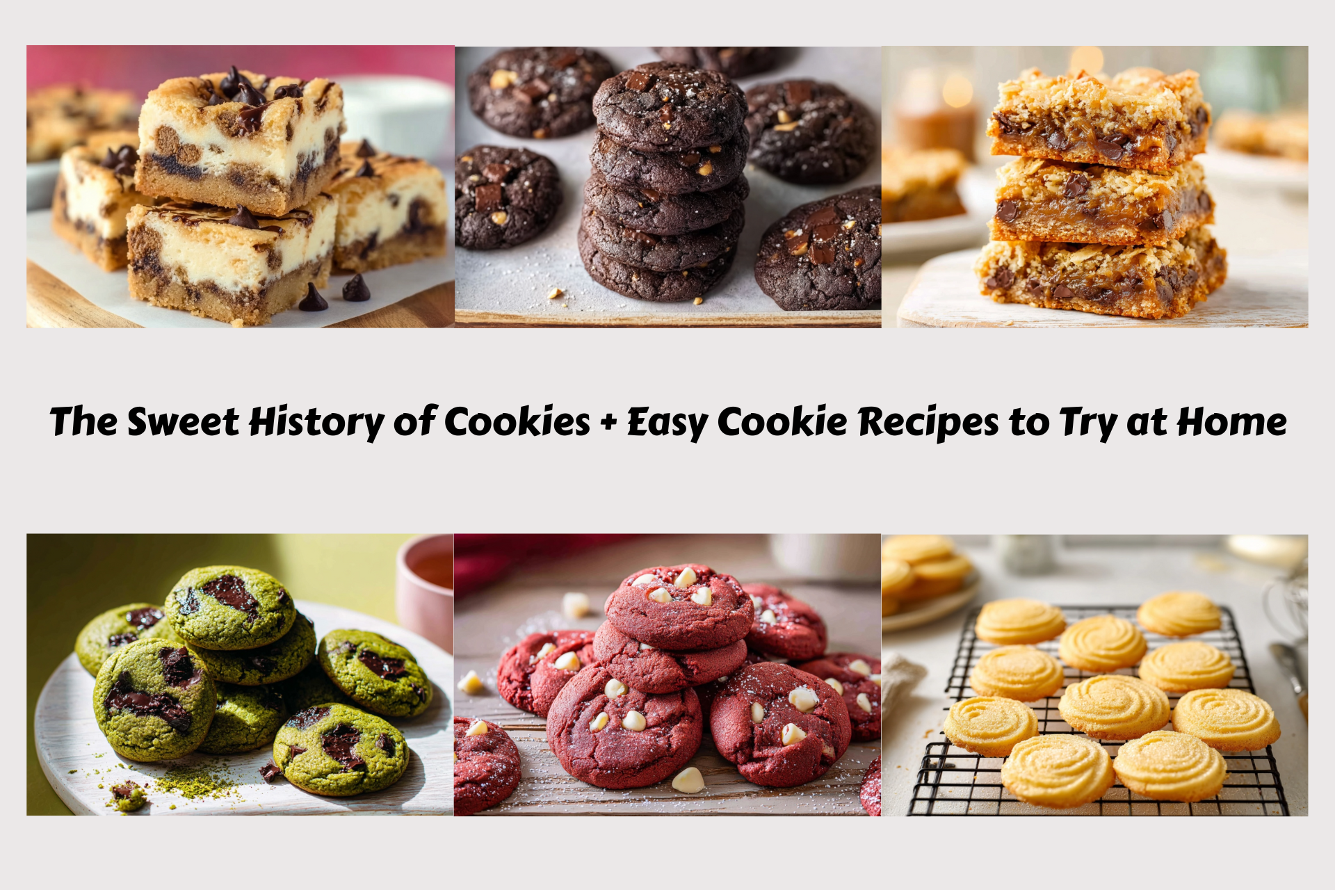 The Sweet History of Cookies + Easy Cookie Recipes to Try at Home