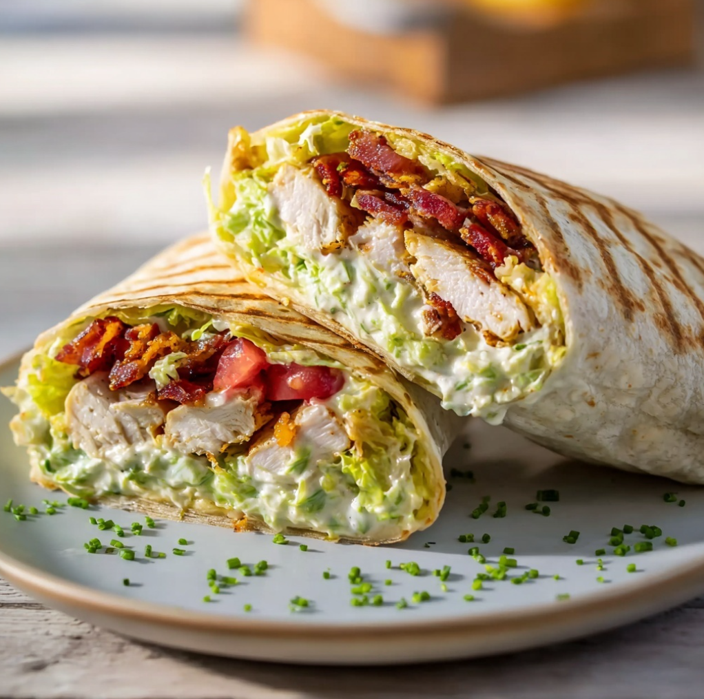 BLT Chicken Ranch Wrap